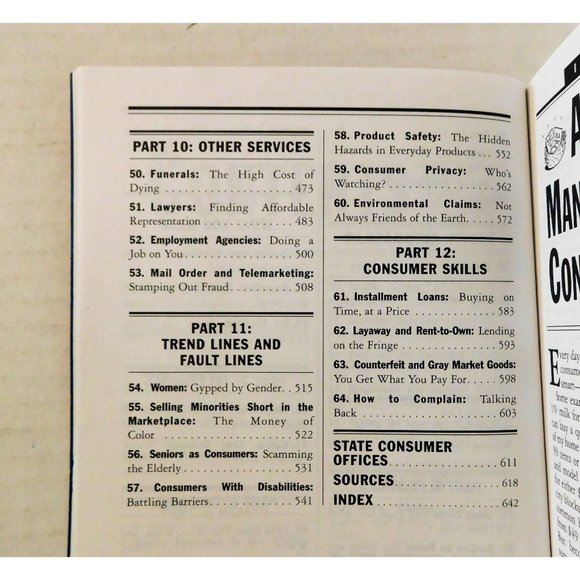 The Consumer Bible by Mark Green 1st Print 1995 Trade PB 1001 Ways to Shop Smart - Picture 7 of 7